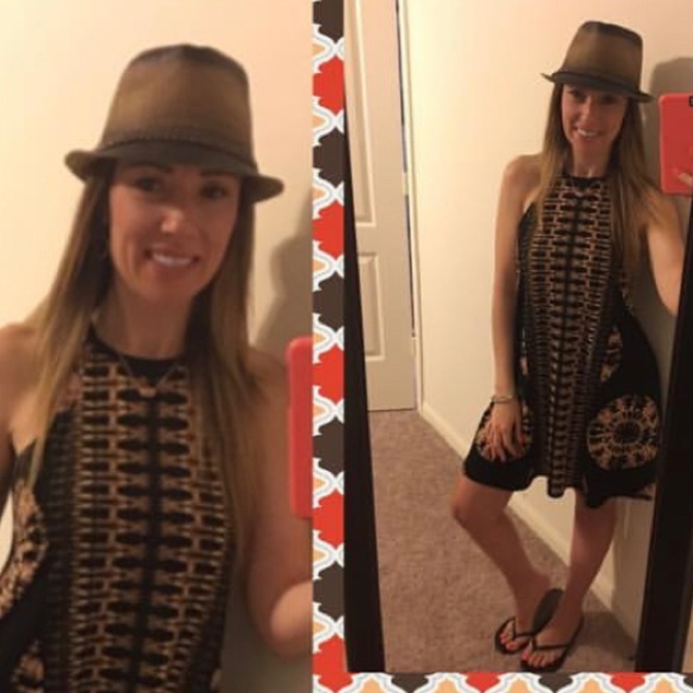 Black Swing Mini Dress